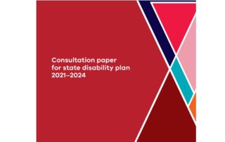 State Disability Plan Consultation paper cover