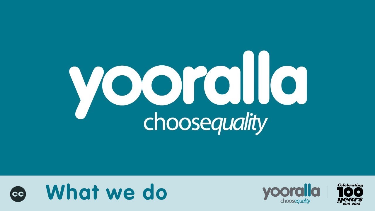 Yooralla logo choose equality