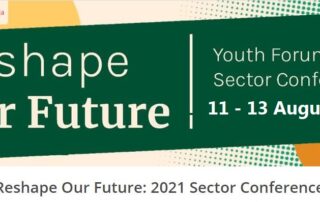 Reshape our future Conference promo logo 11 -13 August 2021