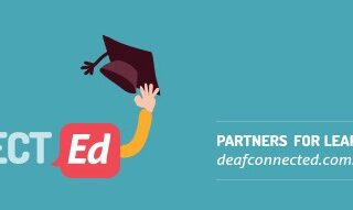 Deaf Ed Connect Logo, partners for learning success