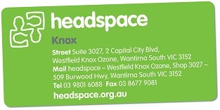 Headspace Knox logo with numerous local site addresses